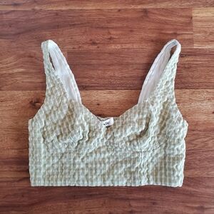 elodie Small Gingham Crop Top